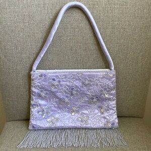 😎 5/$10 Leopard Design Italiano | Sequined Floral Zippered Handbag